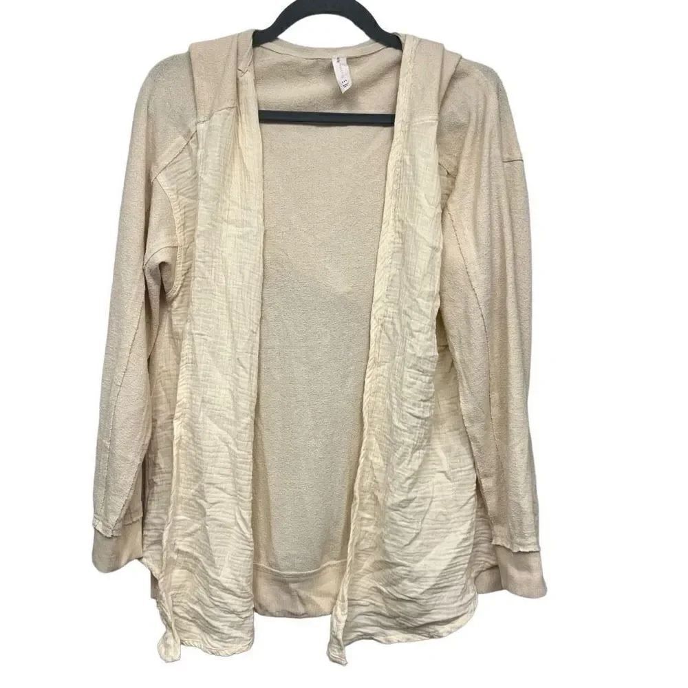 Anthropologie Daily practice beige cardigan size XXS
